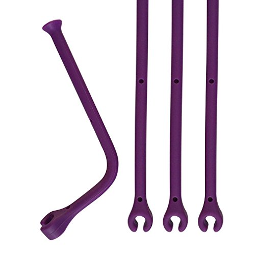 Quartly Wine Glass Dishwasher Holder - 4Pcs Wine Glass Dishwasher Goblet Holder Stemware Saver Adjust Flexible Silicone Dishwasher Wine Safer Stemware Saver for Home Bar (Purple, 4PC) - Thumbnail 4