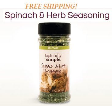 Tastefully Simple Spinach &amp; Herb Dip Mix - Gluten Free / No MSG