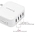 Lumsing Quick Charge 2.0 Multi-Port USB Wall Charger, 4 Port Wall Charging Hub for SmartPhones-White