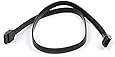 Monoprice 108779 SATA 6Gbps 24-Inch Cable with Locking Latch, Black