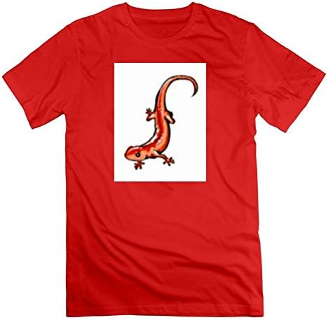 Men Salamander T-shirt -x-large Elegent Printed Red