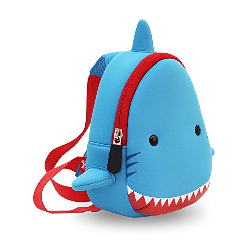 YISIBO Waterproof Kids Chest 3D Zoo Shark Cartoon School Sidesick Bags