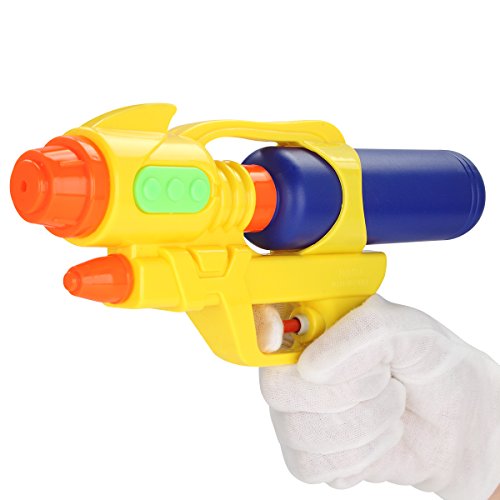 Fun-Here Water Guns 9 Inch 6 packs for Kids Adults Multicolor Squirt Gun in Party Pool Bath Favors Indoor Outdoor Funy Summer Toy (Pack of 6) - Thumbnail 4