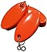 JQuad 3 Pack ORANGE Floating Keychain key floats Vinyl Covered Foam -Made in the USA- (Orange)