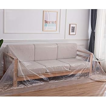 Amazon Com Plastic Furniture Protector Couch Covers For Moving