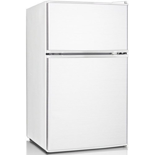Keystone KSTRC312CW Compact 2Door Refrigerator/Freezer, 3.1 Cubic Feet