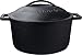 Utopia Kitchen Pre Seasoned Cast Iron Dutch Oven with Dual Handle and Cover Casserole Dish, 5 Quart