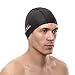 Spandex Swim Cap with Protective PU Coating for Adult Men and Women + Storage Tube by AqtivAqua