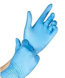 TouchFlex Nitrile Exam Gloves Non Latex, Powder Free, Medium, Blue(Pack of 100)