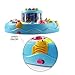 Fishing Toy,TOWERPRO Fish Game Electric Rotating Magnetic Fishing Gaming for Parent Child Interaction Imagination (Double Layer)