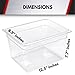 WyzerPro Sous Vide Container for Cooking – Fits Immersion Circulators Anova, Joule, Sansaire, Polyscience – Heat & Shatter Resist, Dishwasher-safe – Tank Holds 12 Quarts for Sous Vide Water Bath