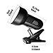 Sun-Rising Rong&LAN Desk lamp,360° Rotation Clip on Lamp Portable Book Reading Light,Clamp on Desk/Table/Bunk Bed/Cupboard Home Lighting, (Seven Colors for Your Choice) Black