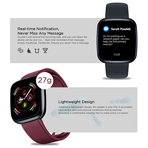 Amazon.com: Docooler Zeblaze Crystal 3 Smart Watch 1.3 ...