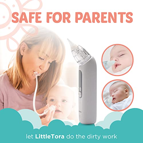 LittleTora Baby Nasal Aspirator Rechargeable Electric Nose Sucker
