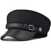 Chauffeur Hat Newsboy Cap Peaked Beret Cap Classic Vintage Driver Costumes Hats Captain Sailor-Hat for Men Women