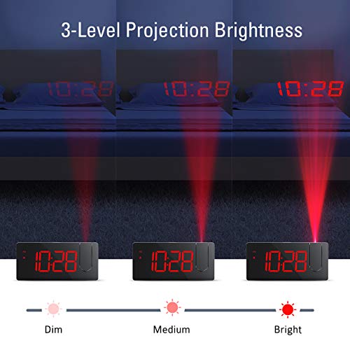 Pictek Projection Alarm Clock at Rita Stam blog
