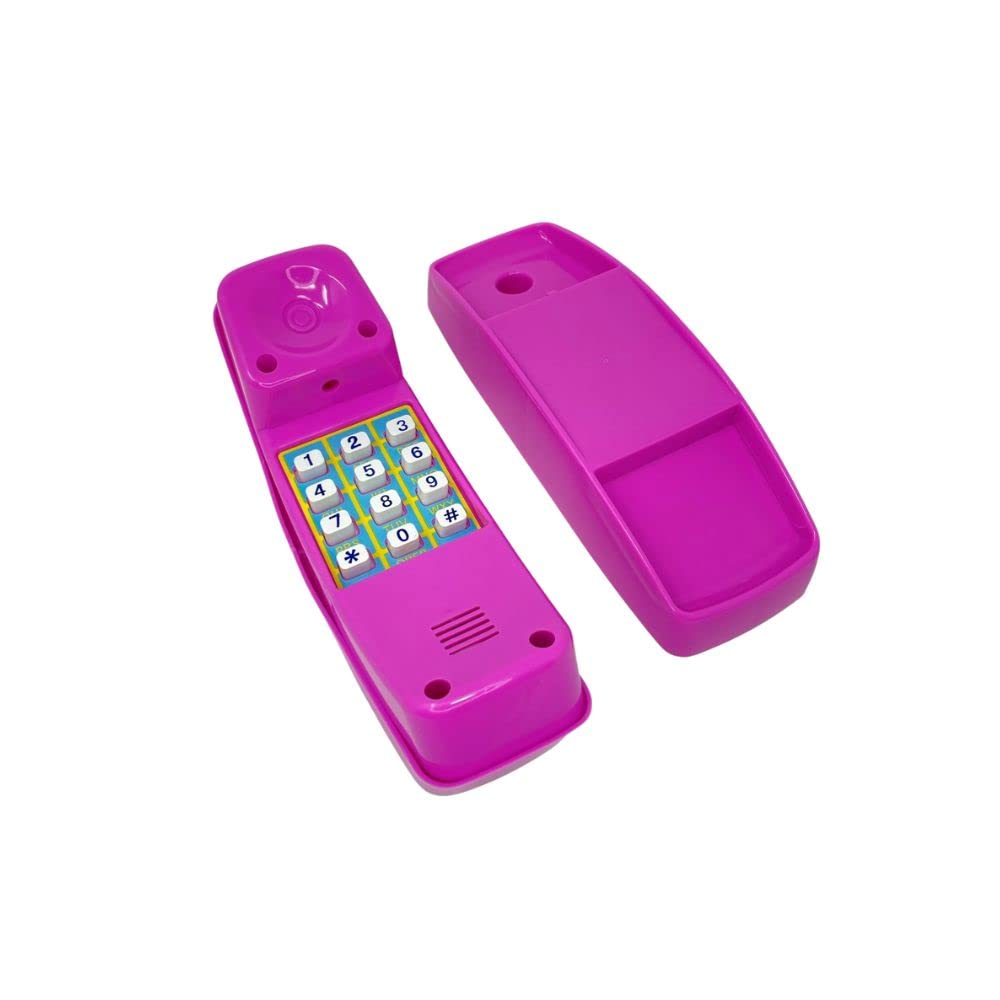 Kids Pink Toy Play Telephone perfect for Childrens outdoor Climbing frames, Tree House, Play Den