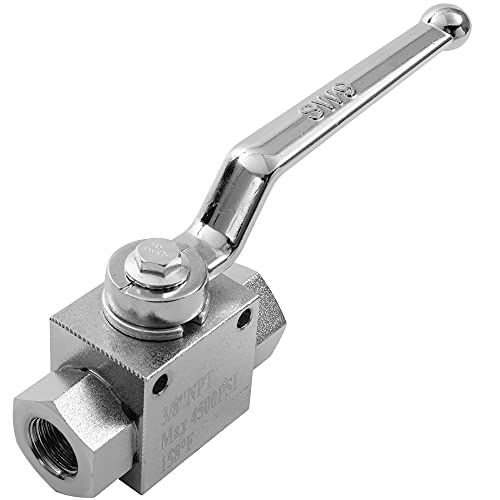 SOGA LIFE High Pressure Ball Valve Kit for Power Washer Hose, 3/8