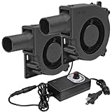 2Set 120mm BBQ Fan 12V Blower Brushless with
