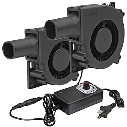 2Set 120mm BBQ Fan 12V Blower Brushless with