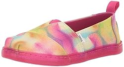 TOMS Girls Alpargata Loafer Flat, Mango Botanical