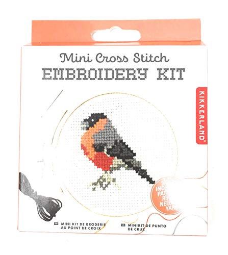 KIKKERLAND Bird Embroidery Kit, 1 EA