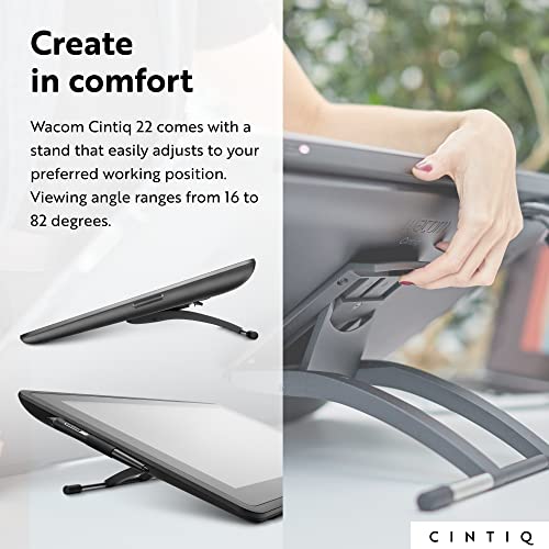Wacom Cintiq 22 Drawing Tablet with Screen, 21.5