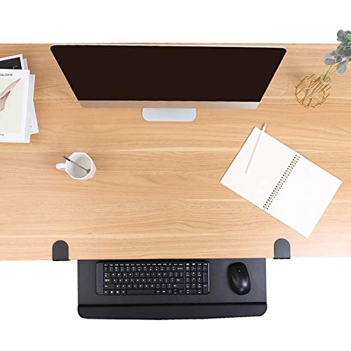 FlexiSpot Large Keyboard Tray Ergonomic Under Desk 25”x 12” ClampOn