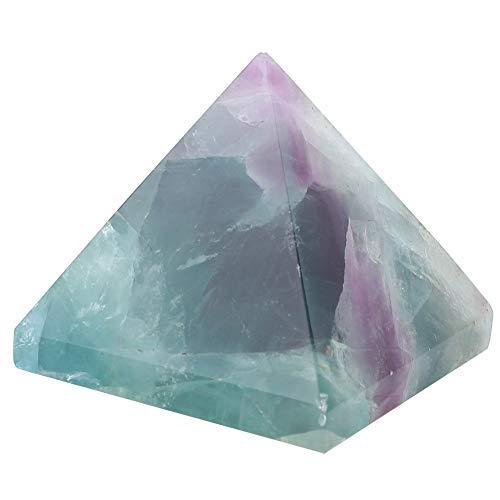 TOPINCN Pyramid Crystal 100% Natural Lapis Lazuli Stone Quartz Crystal Pyramid Healing Reiki Chakra Energy Tower Decor
