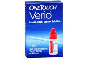 OneTouch Verio Level 4 (High) Control Solution - 1 vial, Pack of 5