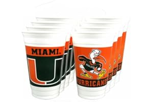 Westrick Miami Hurricanes 16oz Cups - Pack of 16