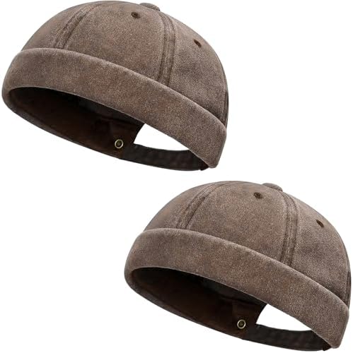 Brimless Hat Beanie Cap Retro Cotton No Brim Hat Adjustable  display picture 1