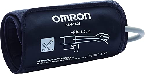 OMRON Intelli Wrap-Manschette HEM-FL31-E (22 – 42 cm), Blutdruckmanschette Oberarm, Ersatzmanschette Blutdruckmessgerät von OMRON