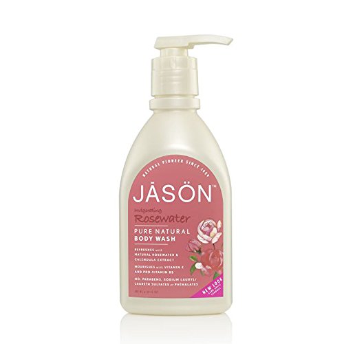 Jason Shower Body Wash, Rosewater, 30 oz, 2 pk