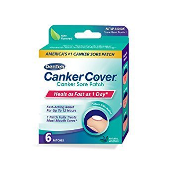 Dentek canker cover patch, 6 count - pack of 2