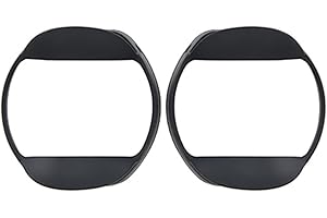 Haoyull Scratchproof VR Glasses Cover for PS VR2 Headset Glasses Lens - Silicone Protective Sleeve - Light Blocking - Black