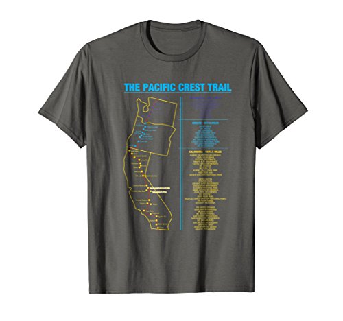 Pacific Crest Trail thru hiking shirt gift for men and women