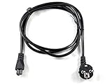 Optimum Orbis 3-Prong European EU 6 Ft 6 Feet AC Wall Cord for Dell Inspiron Latitude Vostro Lenovo Thinkpad Hp Pavilion Compaq Asus Sony Vaio; Toshiba Acer Aspire Gateway MSI Mickey Mouse Shape Cord