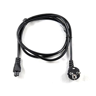 Optimum Orbis 3-Prong European EU 6 Ft 6 Feet AC Wall Cord for Dell Inspiron Latitude Vostro Lenovo Thinkpad Hp Pavilion Compaq Asus Sony Vaio; Toshiba Acer Aspire Gateway MSI Mickey Mouse shape cord