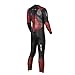 UTTER Dorado Women Fullsleeve Smoothskin Neoprene for Open Water Swimming Ironman Approved (Red, SM)