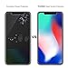 iPhone X Screen Protector, PLESON [3-Pack] [Case Friendly] iPhone X Tempered Glass Screen Protector with Easy Installation Tool, 2.5D Bubble-Free HD Glass Screen Protector for Apple iPhone X iPhone 10