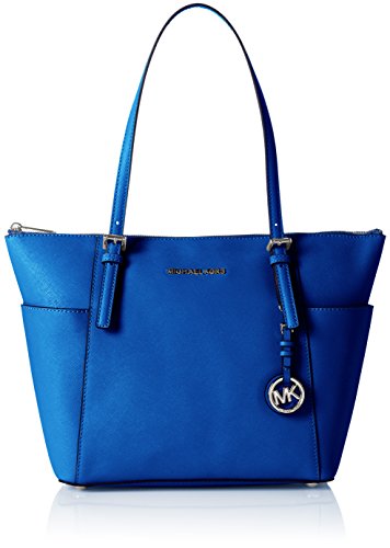 MICHAEL Michael Kors Jet Set Top-Zip Tote (One Size, Electric Blue)