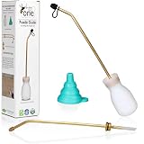 Bizzy One Pest Control, Diatomaceous Earth Bulb Duster, Powder Duster, Pesticide Bulb, Garden Powder applicator + 2 Lances