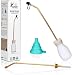 Bizzy One Pest Control, Diatomaceous Earth Bulb Duster, Powder Duster, Pesticide Bulb, Garden Powder applicator + 2 Lances