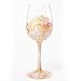 Lolita Maid of Honor Artisan Painted Wine Glass Gift