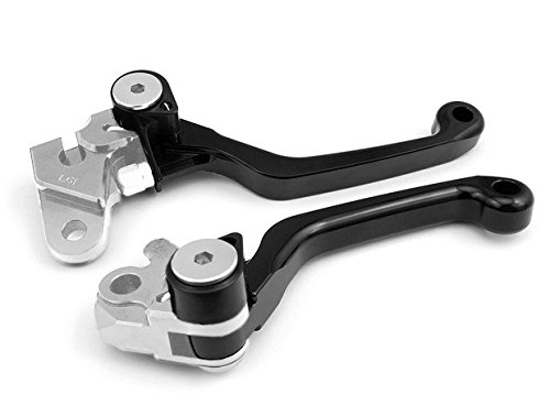 Motorcycle Racing CNC Billet 3 Fingers Length Pivot Brake Clutch Levers Black Fit For Suzuki DRZ 400 S/SM 2000-2011 - Thumbnail 6