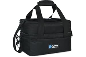 FURME Carrying Case for FM-02 Professional PLUS Grooming Vacuum Kit - Lightweight Bag with Multiple Compartmans & Pockets, Suitable for Traveling and Storage