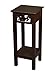 eHemco Plant Decorating Stand End Table Side Table with Storage Shelf, 10 by 10 by 23.7 Inches, Brown