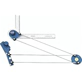 Generic Universal Drafting Arm, Board Master Drafting Machine, Blue, Plastic, 24 x 2 x 3 Inches, Manual Operation, Mini Drafter with Mounting Hardware