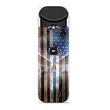 IT'S A SKIN Decal Vinyl Wrap for Smok Nord Pod System Vape Sticker Sleeve/American Flag Ghost Punish Grunge